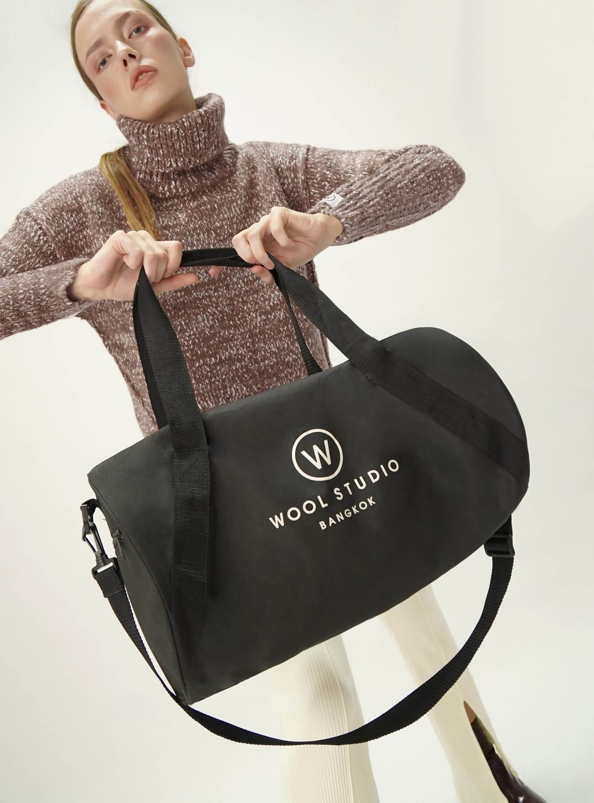 Cylinder Bag Wool Wacay