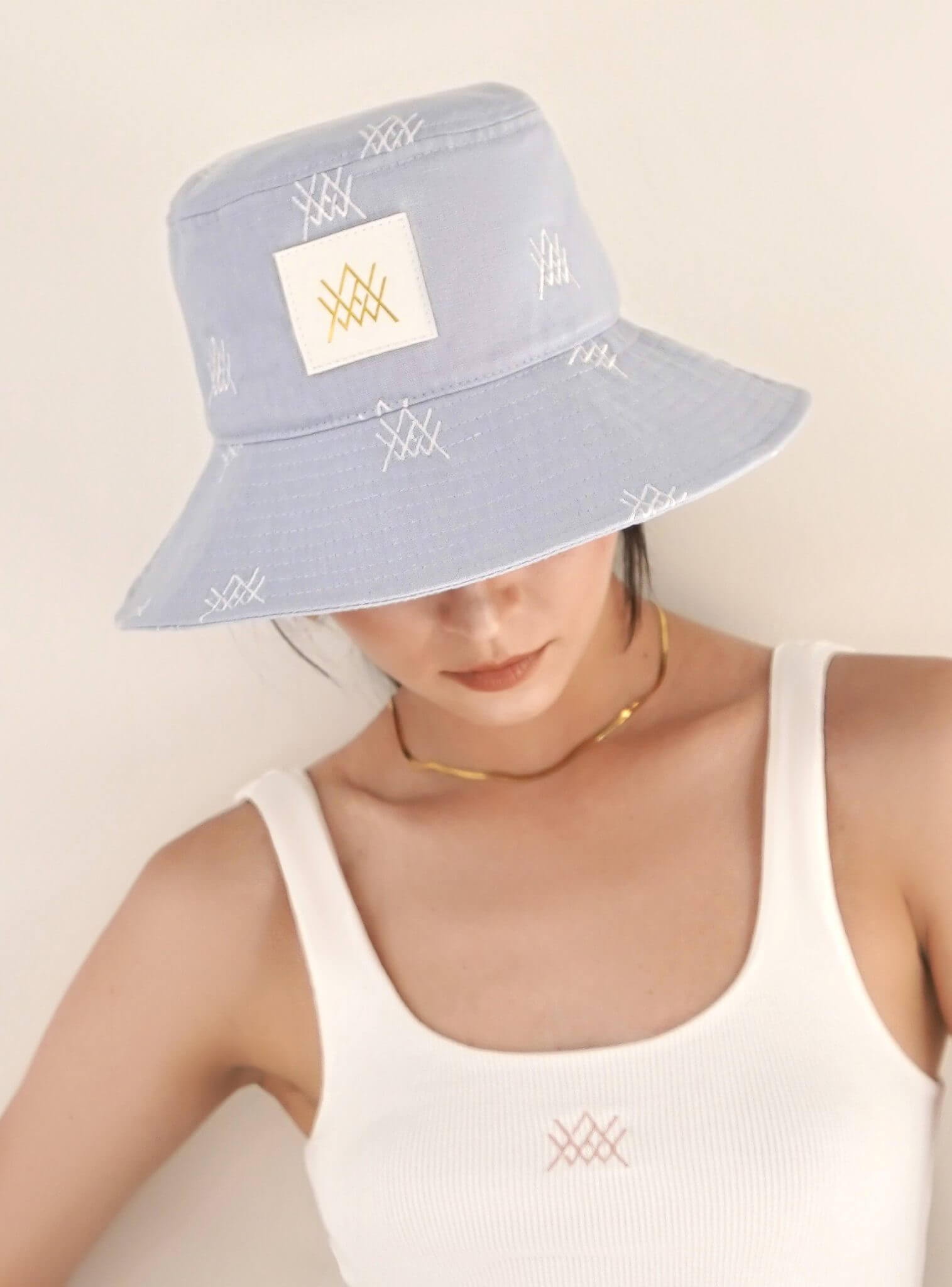 Monogram Bucket Hat Wool Wacay